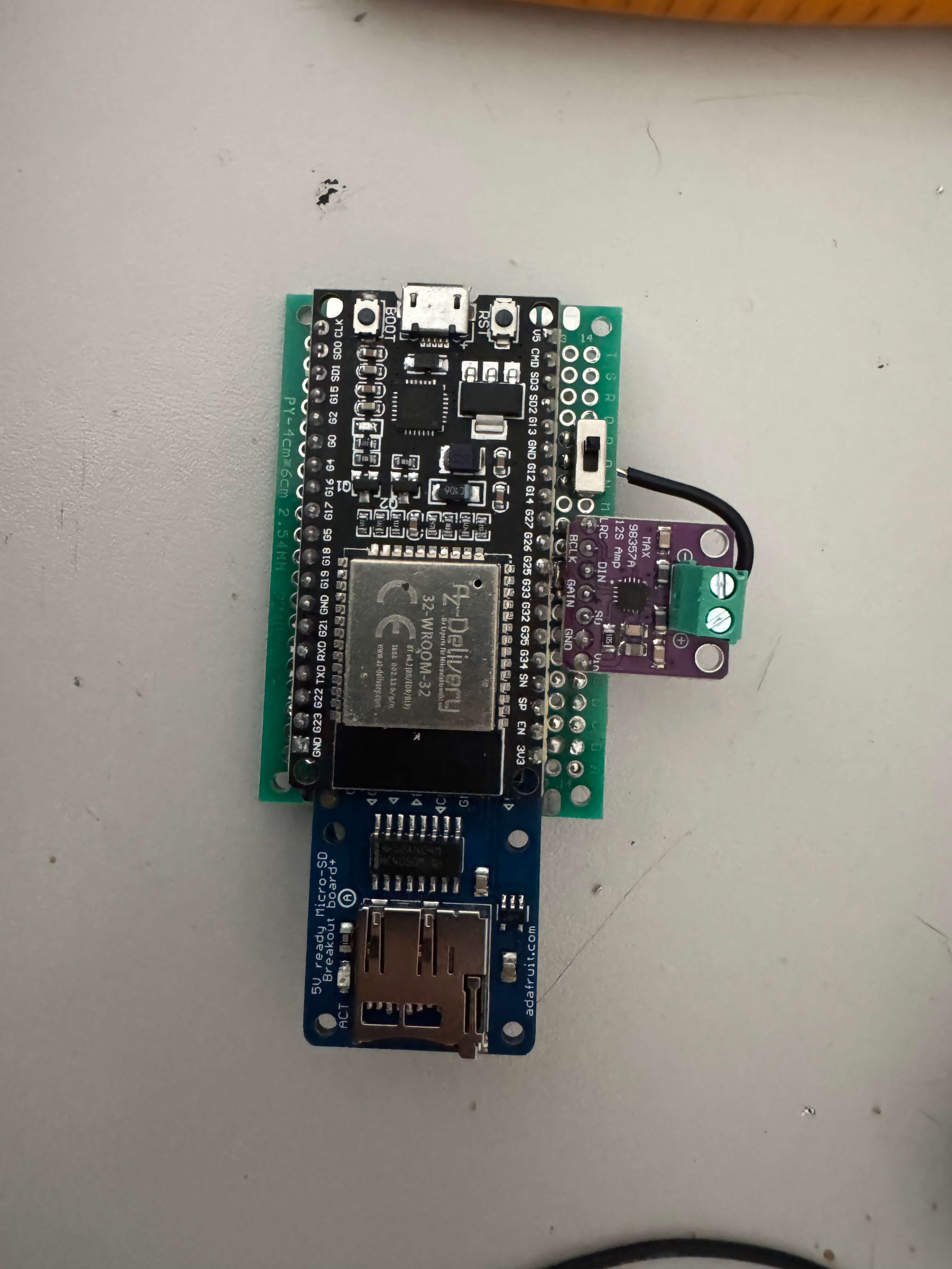 Position I2S AMP